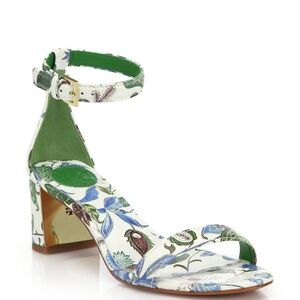 Tory Burch NWOT Cecile floral block heels